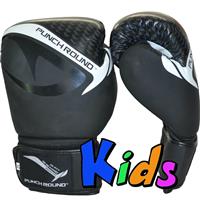 Punch Round No-Fear Bokshandschoenen Kids Zwart