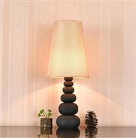 Tafellamp Modern Bruine Kap 52 cm - Valott Sinappi