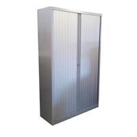 Roldeurkast Zilvergrijs H198xB120xD43 B-keus