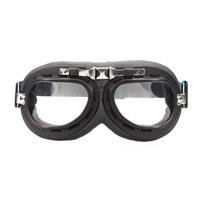 CRG zwart-chrome motorbril Glaskleur: Helder