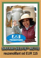safari aankleding  reuze olifant t.0599 416200