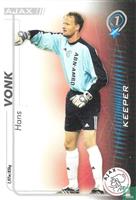 Spelerskaart Ajax - Hans Vonk 2005