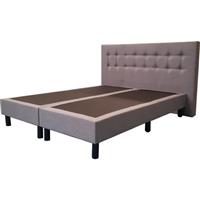 Boxspring Continental 2 persoons (Maat selecteren: 120X200) Grijs