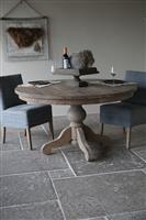 Eetkamertafel Rond | Ø140 x H80 cm | Bruin