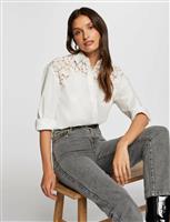Shirt met lange mouwen 242-Cgrap  Ecru