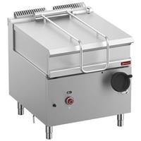 Kantelbare gasbraadpan, r.v.s. kuip 80 liter op meubel | Diamond | G9/BRI8-N