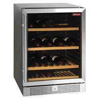 Wijnkast vitrine, geventileerd, 160 lt., black | Diamond | WCB/16-XS
