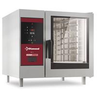 Gasoven met boiler, stoom en convectie 6x gn 1/1+ cleaning | Diamond | SBGS/XC-06