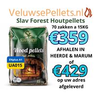 Slav Forest houtpellets 70 zakken a 15KG €359