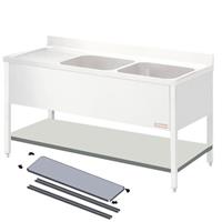 Tussentablet voor demonteerbare spoeltafel | Diamond | RX16-KD