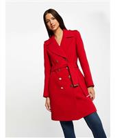 Lange Jas Met Riem en Knopen 232-Guipel Red