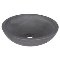 Ravano waskom rond 40 x 40 x 12 cm donkergrijs