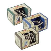 Professor Puzzles mini Great Minds metalen puzzels (set van 3 st.)