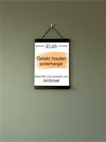 Posterhanger A4-formaat (21 cm) Zwart gelakt