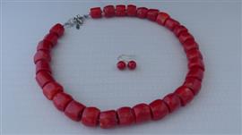 KORAAL ketting/oorhanger-set