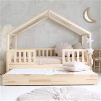 Bedhuis Duo - naturel 190x90cm met een slaaplade Duo Naturel 190x90cm