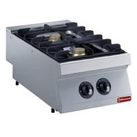 Gasfornuis met 2 vuren, 2x 5,5 kw -top- | Diamond | G17/2F4T-N