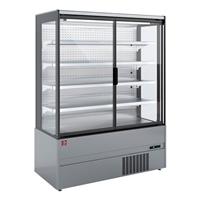 Gekoeld wandmeubel, zelfbediening, klapdeuren - full inox | Diamond | MML15-FX