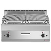Lavasteengrill - 1/1 module - bakrooster in gietijzer &amp;quot;double face&amp;quot; | Diamond | WR