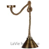 Bijzondere hanglamp aan touw