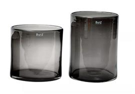 Windlicht Cilinder | Smoke | H40 x B22 cm