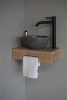 Oakie Light Toiletmeubel Zwevend Handdoekhouder