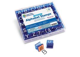 Alfabet stempels: HOOFDLETTERS en leestekens (34 stuks)