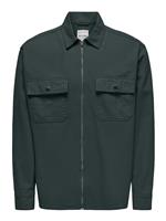 Team Heavy Zip Relax Overshirt Groen