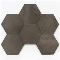 Keramische hexagon tegels Ermes Aurelia Vintage Antracita-0,46m²