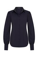 Travel Blouse Pofmouw Uni Dark Blue 2037