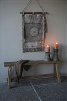 Oud Eikenhouten Bankje | H45 x B120 x D19 cm