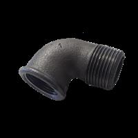 Gietijzeren knie 90° 1 bi-bu