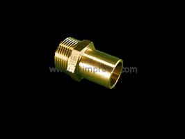 DN16 Spiraalbuis verbindstuk naar 22 mm knel