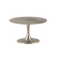 Bari Salontafel Ø76, Silver antique