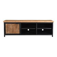 Cod 1-deurs tv-meubel met metalen planken 160x40x50 cm
