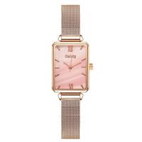 Luxe vierkant horloge voor dames - armband met quartz wijzerplaat