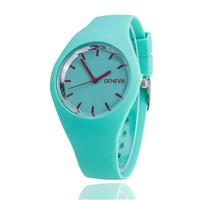 Jelly Watch Unisex - Quartz Clockwork Silicone Strap