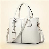 Large Tote Bag for Women - Square Shoulder PU Leather Crossbody Handbag