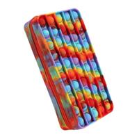 Antistress Pop It Fidget Etui - Zintuiglijke Siliconen Speelgoed Bubbel Opbergtas Voor Kinderen Kind