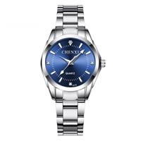Casual luxe horloge voor dames - waterdicht strass horloge roestvrij stalen armband
