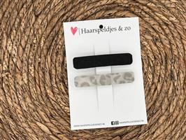 French Barrette set 4 - 8 cm speld / clip - meiden - dames - volwassenen