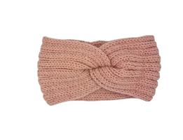 Hoofdband winter - dames - vrouwen - huidskleur - roze