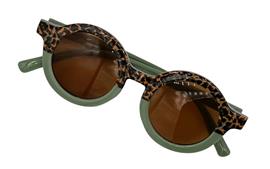 Kinder-zonnebril voor jongens/meisjes - kindermode - fashion - zonnebrillen - leopard green - luipaa