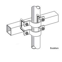 Buisklem rond 102 mm x rond 2