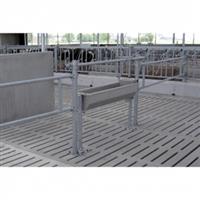 Drinkbak RVS Spinder Classic, vloermontage model 300