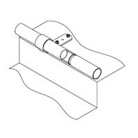 Buis verzinkt Ø 2,5 x 6 mtr. 1 zijde gereduceerd