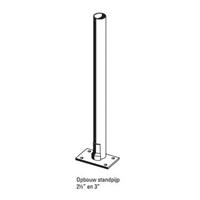Opbouw standpaal 3 x 180 cm