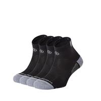 DUBBELPAK-BOSTON-LOW-CUT- HARDLOOPSOKKEN-ANTIBACTERIEEL-ZWART L (42-44)