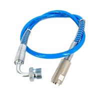 Hogedrukslang 1 meter met haakse aansluiting