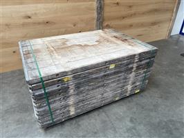 Hardhouten steenschot 5x95x140 cm gebruikt